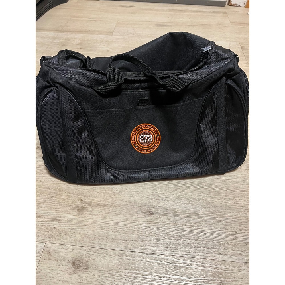 Laborers International Union Boston 272 Black Duffle Bag Luggage Travel Tote‎